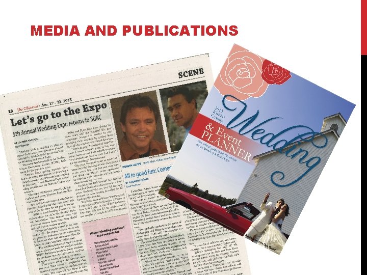 MEDIA AND PUBLICATIONS 