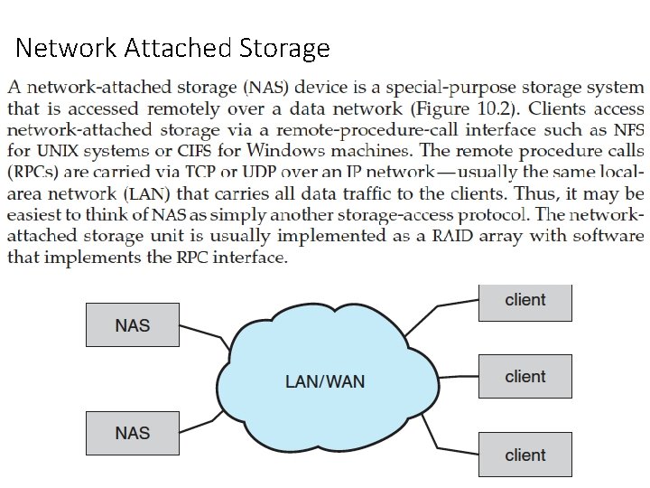 Network Attached Storage Network Attached Storage