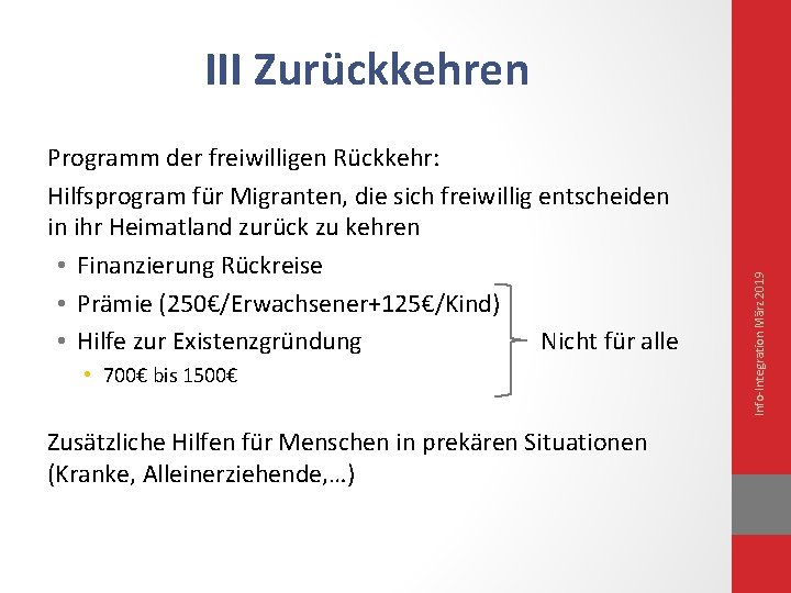 Programm der freiwilligen Rückkehr: Hilfsprogram für Migranten, die sich freiwillig entscheiden in ihr Heimatland