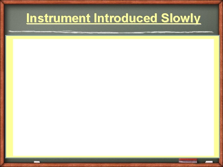 Instrument Introduced Slowly 