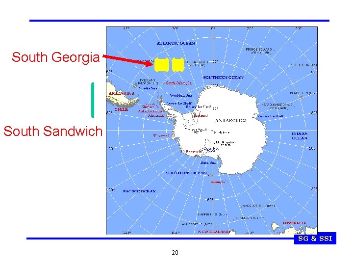 South Georgia South Sandwich SG & SSI 20 