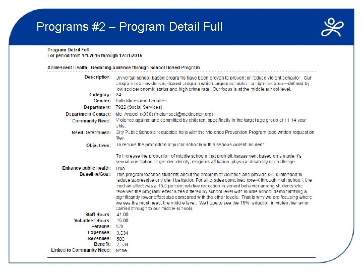 Programs #2 – Program Detail Full 