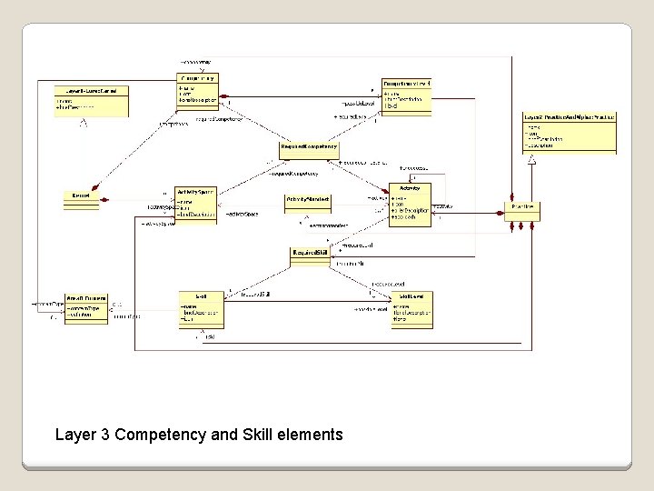 Layer 3 Competency and Skill elements 