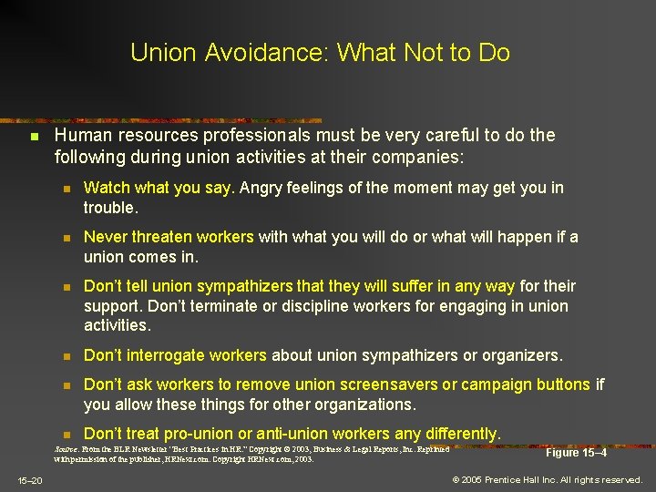 Union Avoidance: What Not to Do n Human resources professionals must be very careful