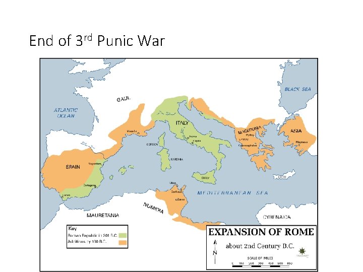 End of 3 rd Punic War 