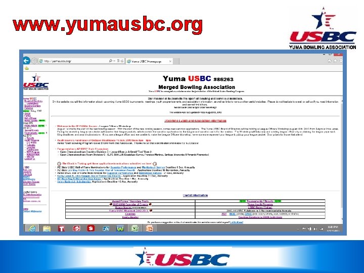 www. yumausbc. org 