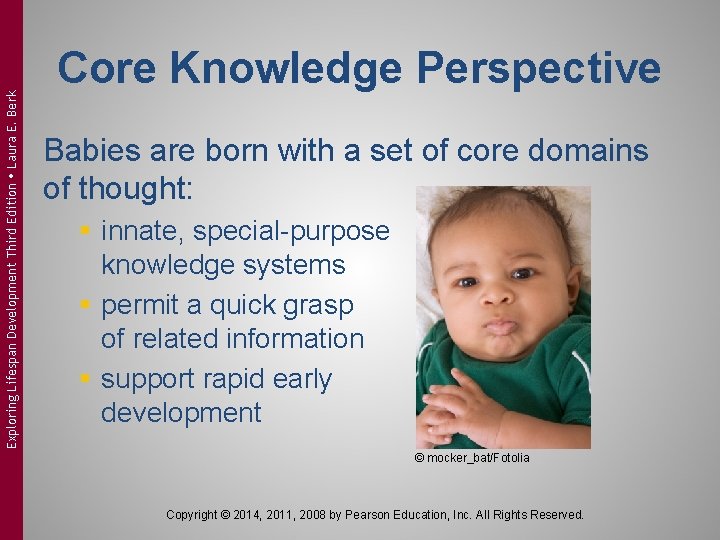 Exploring Lifespan Development Third Edition Laura E. Berk Core Knowledge Perspective Babies are born Exploring Lifespan Development Third Edition Laura E. Berk Core Knowledge Perspective Babies are born
