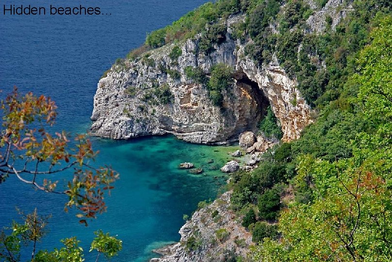 Hidden beaches… 
