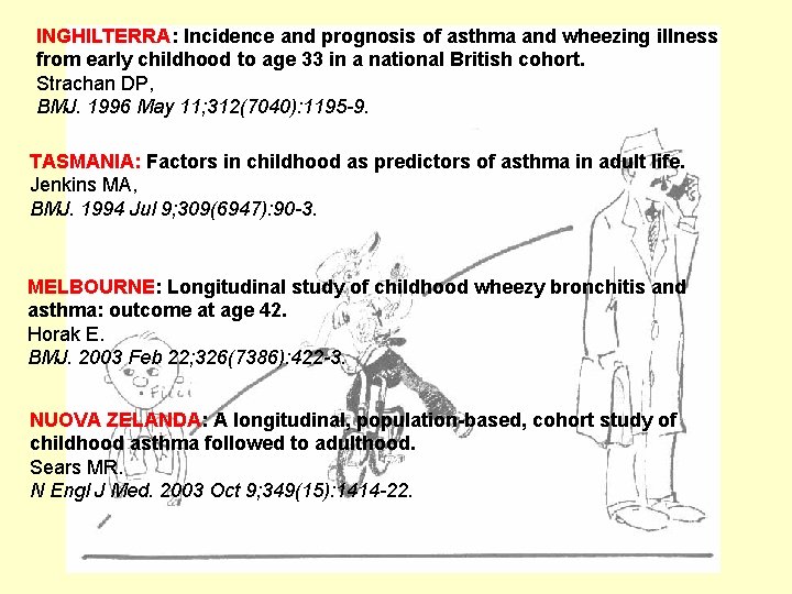 INGHILTERRA: Incidence and prognosis of asthma and wheezing illness from early childhood to age