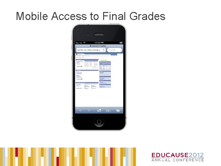 Mobile Access to Final Grades 