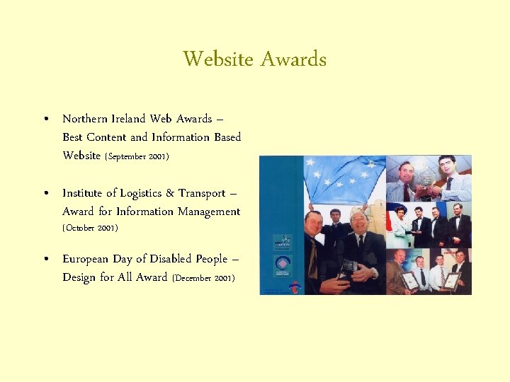Website Awards • Northern Ireland Web Awards – Best Content and Information Based Website