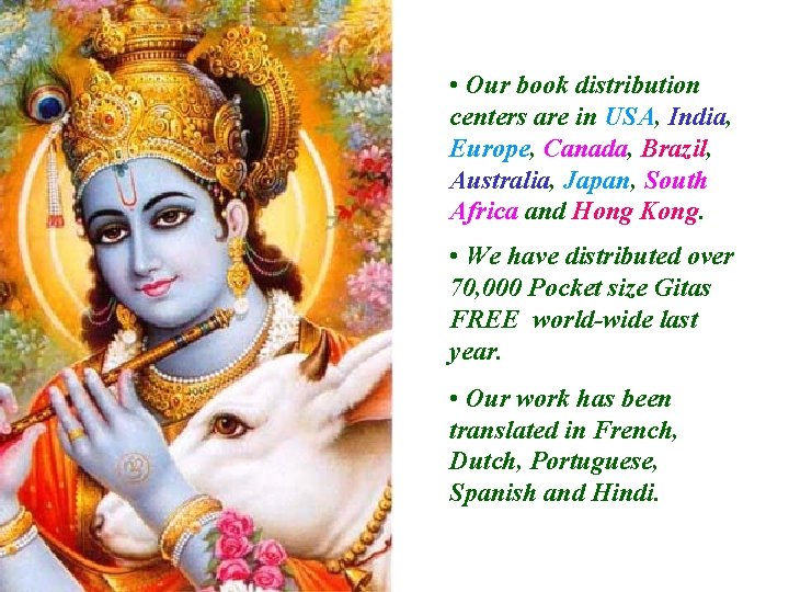  • Our book distribution centers are in USA, India, Europe, Canada, Brazil, Australia,