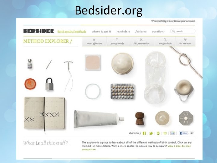 Bedsider. org 