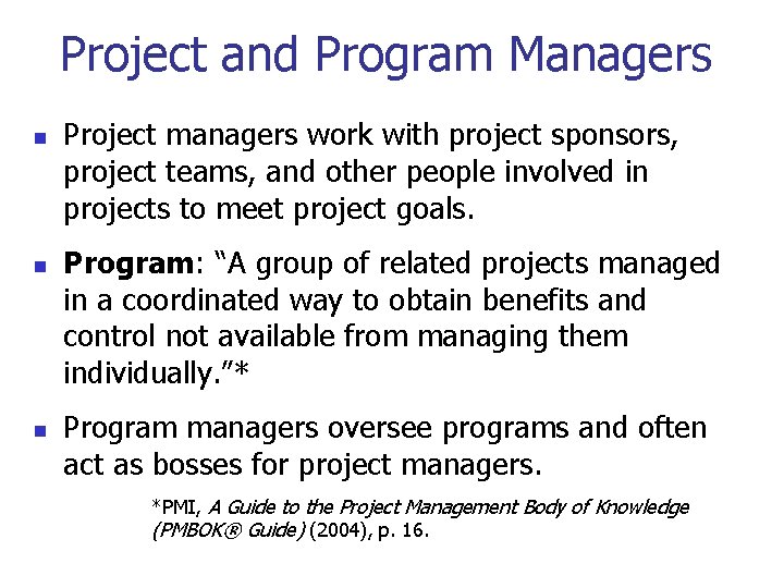 Project Management Overview By Engr Dr Attaullah Shah