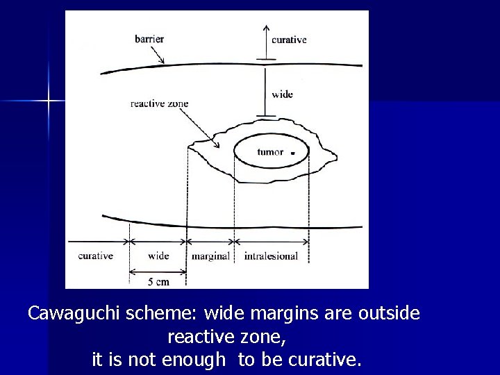 Cawaguchi scheme: wide margins are outside reactive zone, it is not enough to be