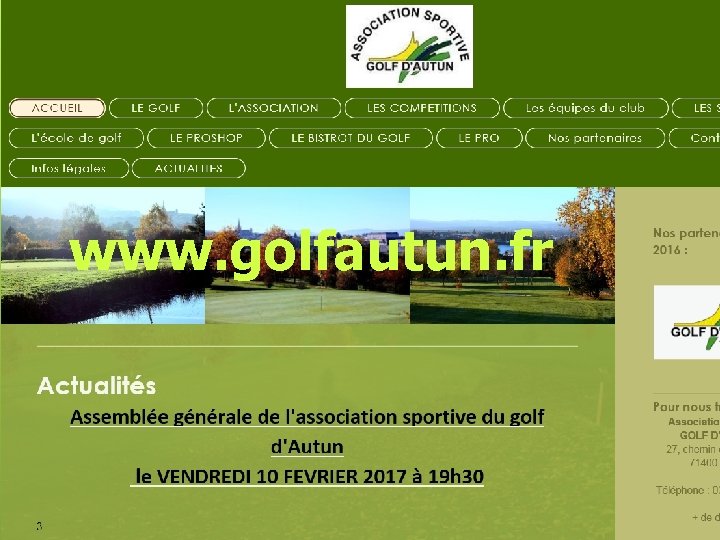 www. golfautun. fr 