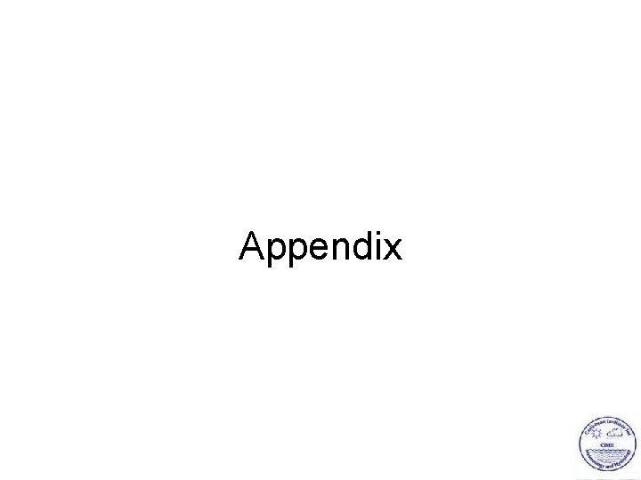 Appendix 