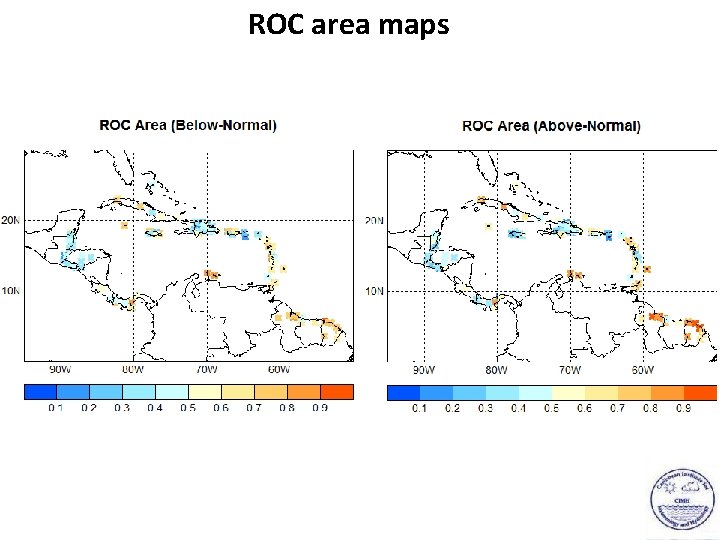 ROC area maps 