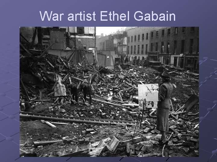 War artist Ethel Gabain 
