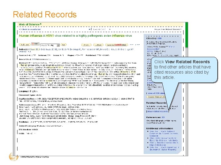 Related Records Click View Related Records to find other articles that have cited resources