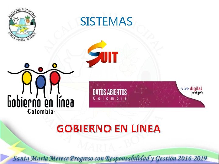 SISTEMAS GOBIERNO EN LINEA 