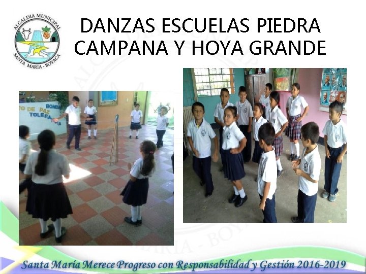 DANZAS ESCUELAS PIEDRA CAMPANA Y HOYA GRANDE 