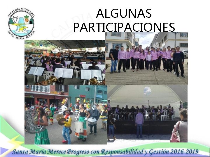 ALGUNAS PARTICIPACIONES 