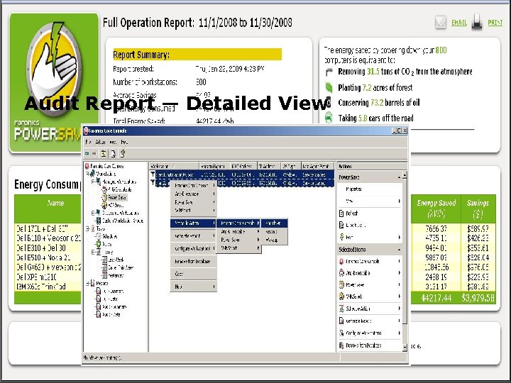 Audit Report — Detailed View 