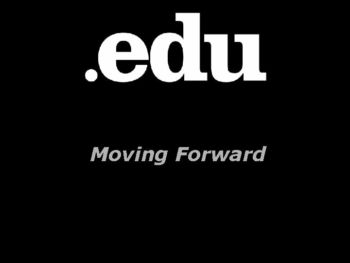 Moving Forward 