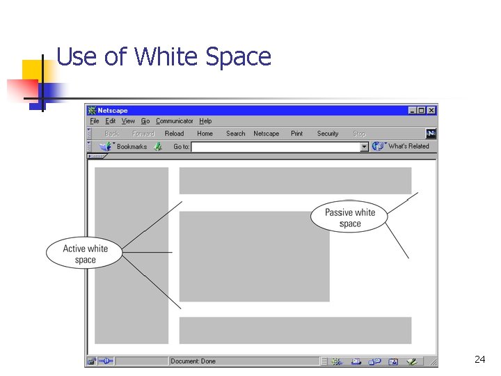 Use of White Space 24 