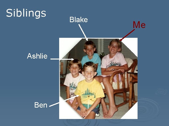 Siblings Ashlie Ben Blake Me 