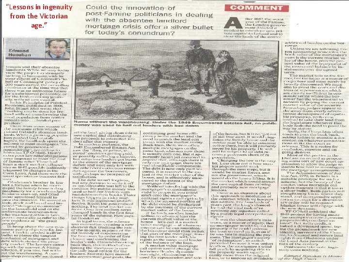 “Lessons in ingenuity from the Victorian age. ” 