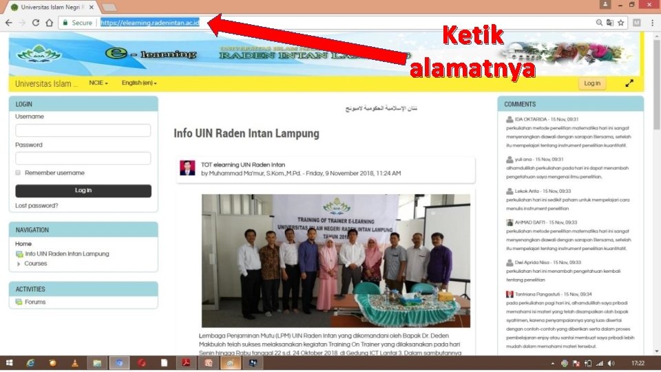 Ketik alamatnya 