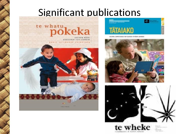 Significant publications 
