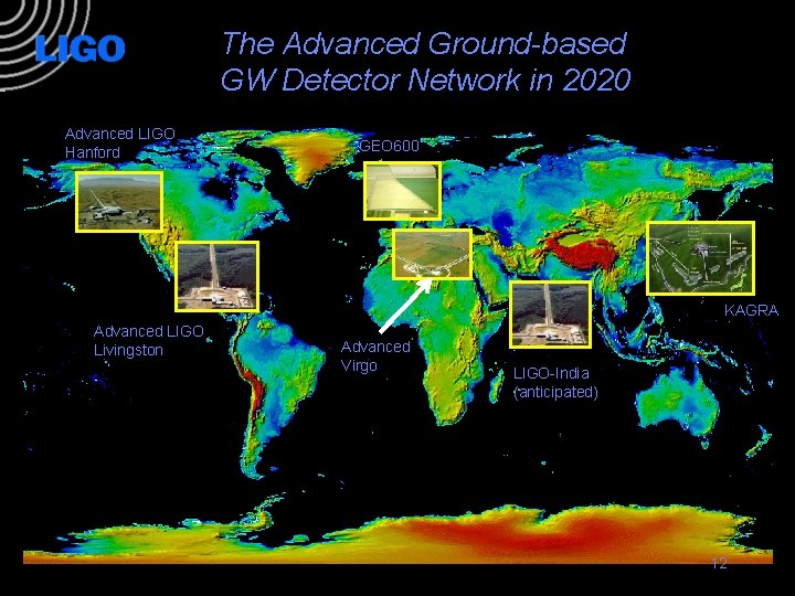 The Advanced Ground-based GW Detector Network in 2020 Advanced LIGO Hanford GEO 600 KAGRA