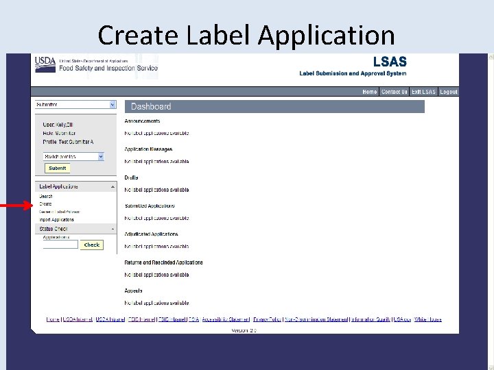 Create Label Application 