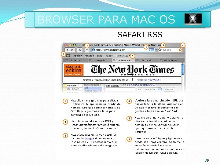 BROWSER PARA MAC OS SAFARI RSS 39 