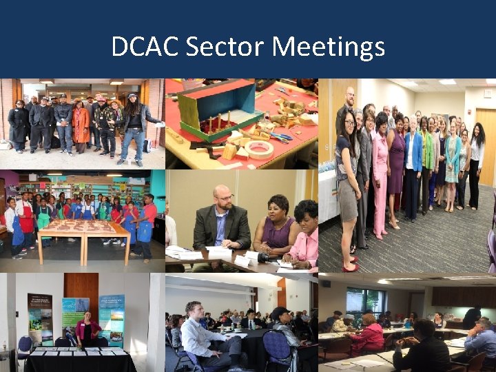 DCAC Sector Meetings 
