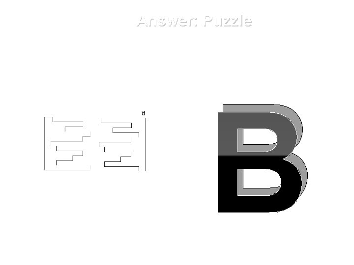 Answer: Puzzle B 