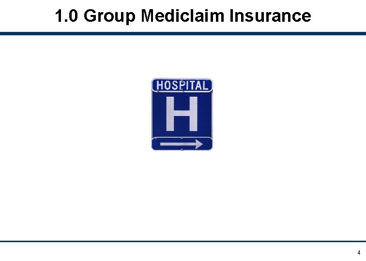 1. 0 Group Mediclaim Insurance 4 