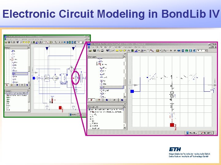Electronic Circuit Modeling in Bond. Lib IV 