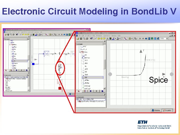 Electronic Circuit Modeling in Bond. Lib V 