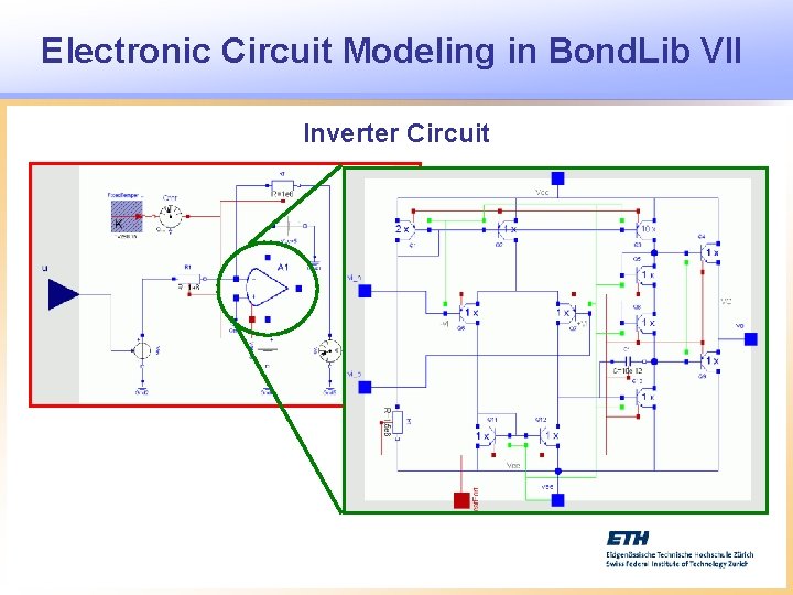 Electronic Circuit Modeling in Bond. Lib VII Inverter Circuit 