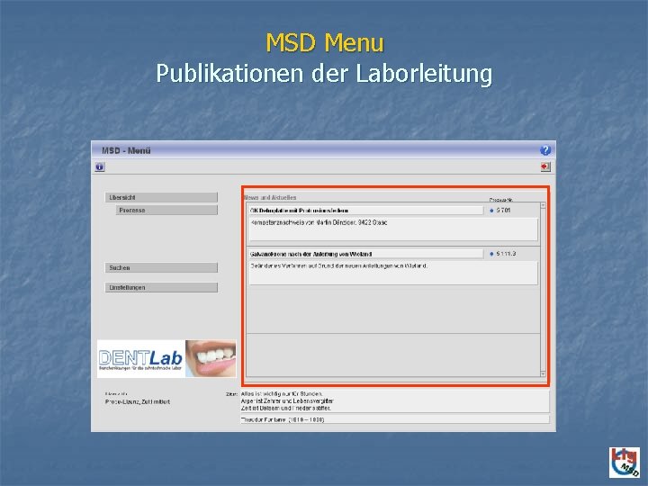 MSD Menu Publikationen der Laborleitung 