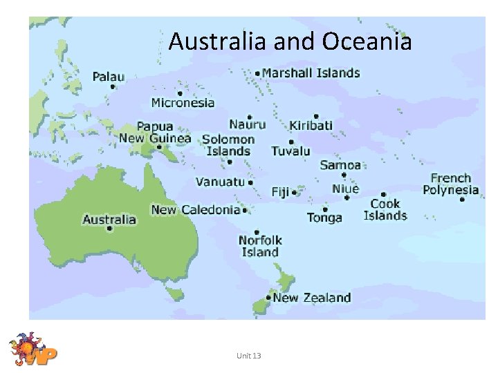 Australia and Oceania Unit 13 