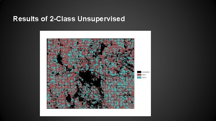 Results of 2 -Class Unsupervised 