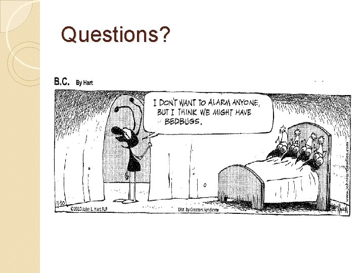 Questions? 