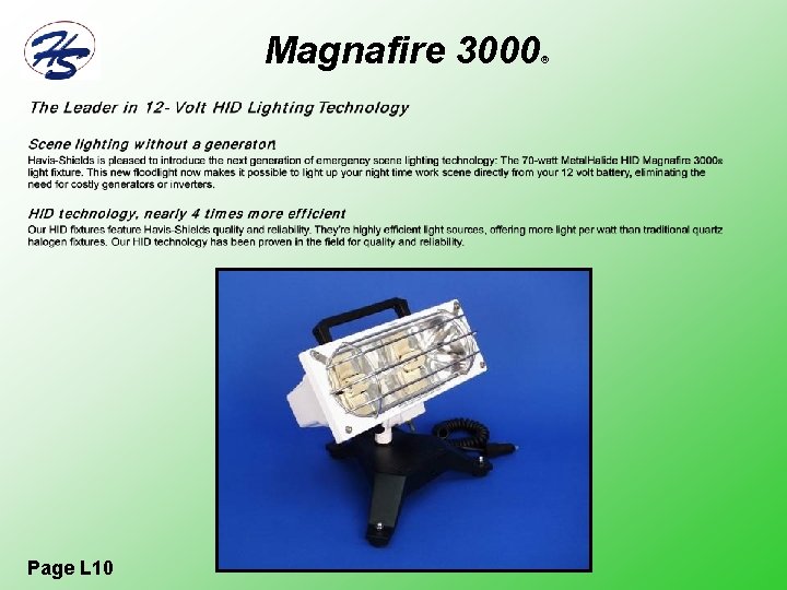 Magnafire 3000 Page L 10 ® 