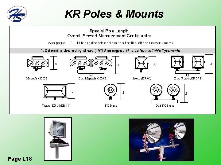 KR Poles & Mounts Page L 18 