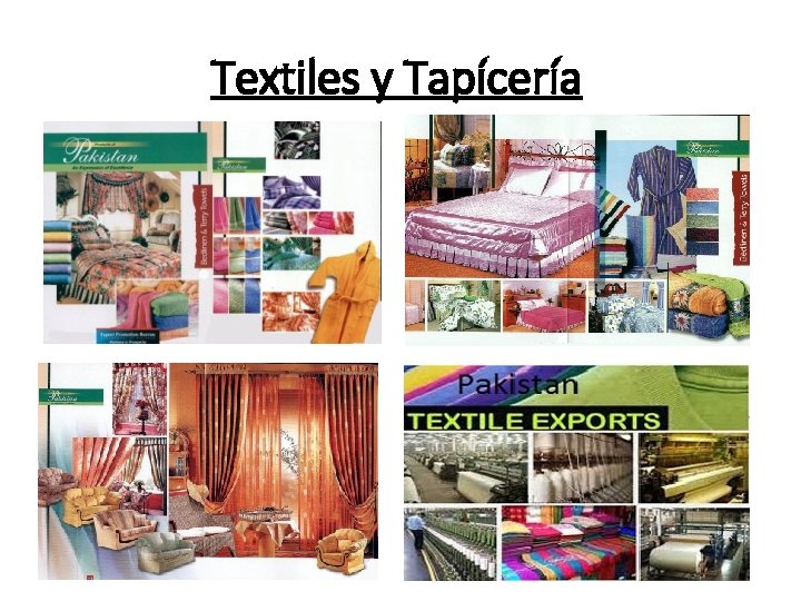 Textiles y Tapícería 